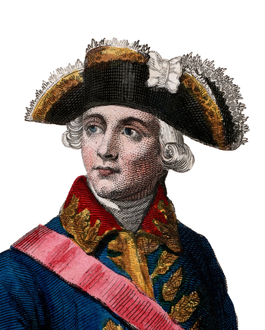 Jacques Antoine Hippolyten muotokuva, Comte de Guibert (1743-1790), ranskalainen kenraali ja sotilaskirjailija. tekijältä French School