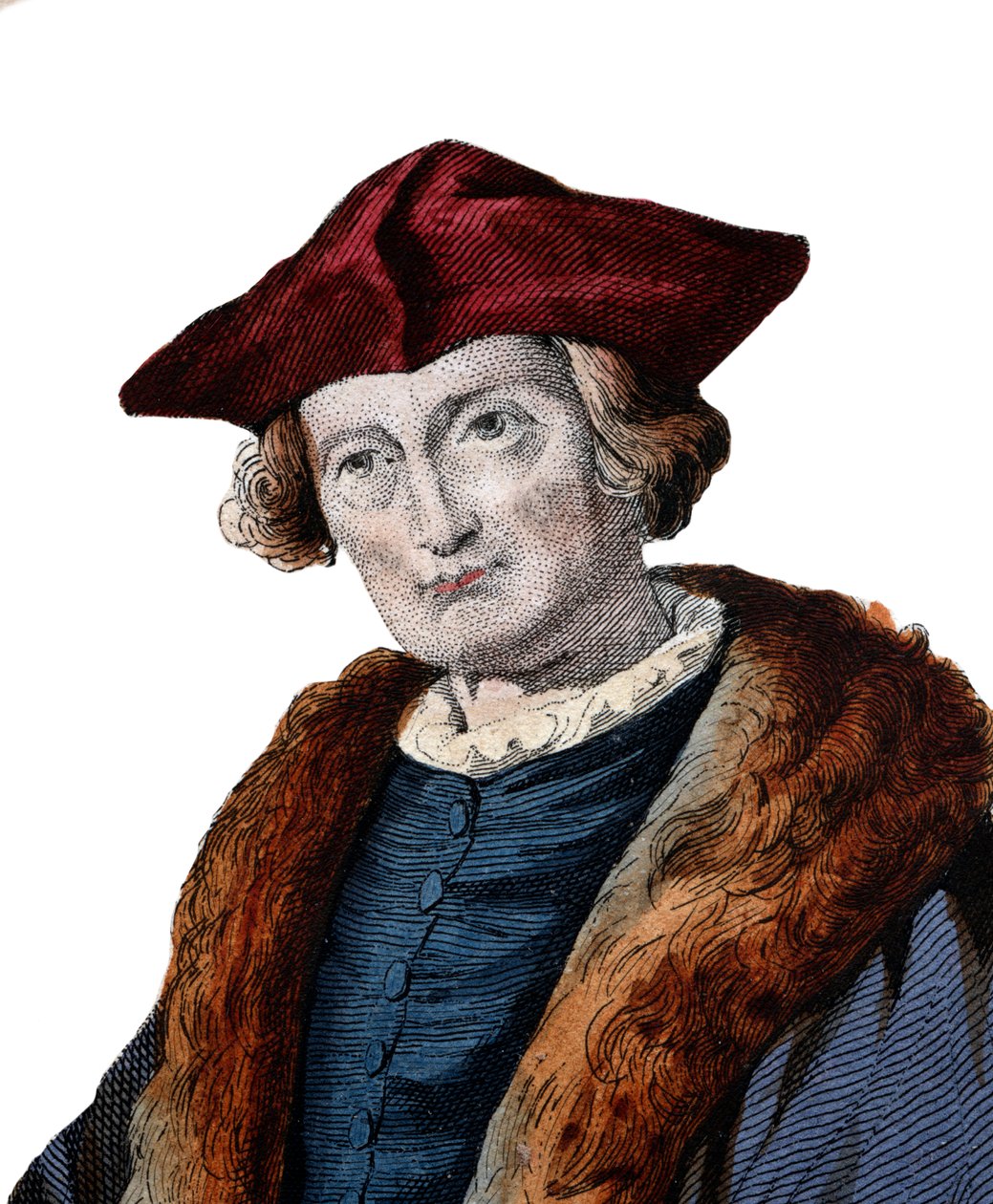 Pariisin parlamentin puheenjohtajan Jacques Auguste de Thoun (Thuanus) (1553-1617) muotokuva. tekijältä French School