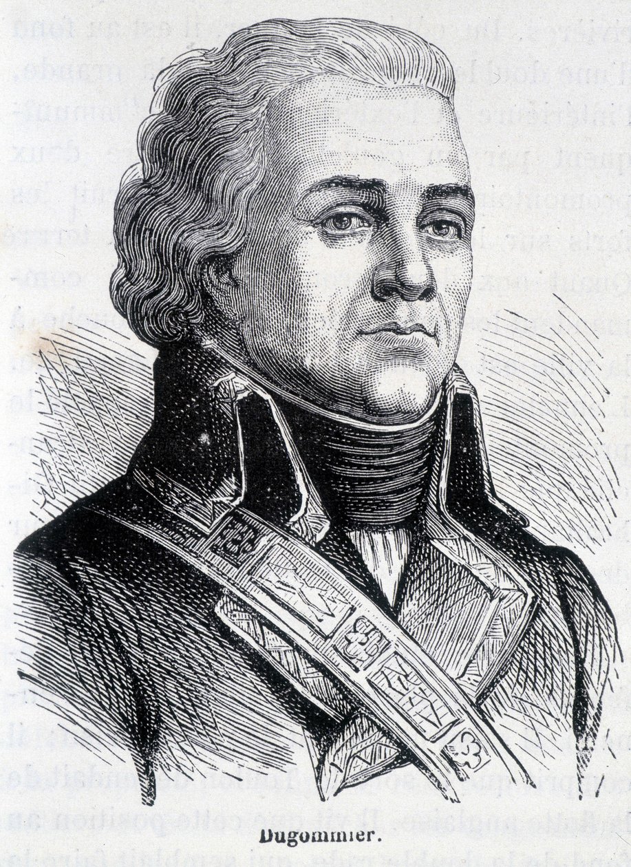 Jacques François Coquille dit Dugommier, ranskalainen kenraali (1738-1794) muotokuva - Henri Martinin "" L