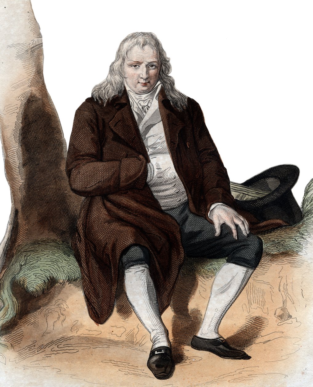 Jacques Henri Bernardin de Saint Pierren (1737-1814), ranskalaisen kirjailijan ja kasvitieteilijän muotokuva. tekijältä French School