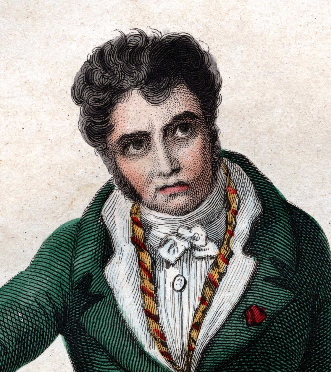 Jacques Louis Davidin (1748-1825), ranskalaisen taidemaalarin muotokuva. tekijältä French School