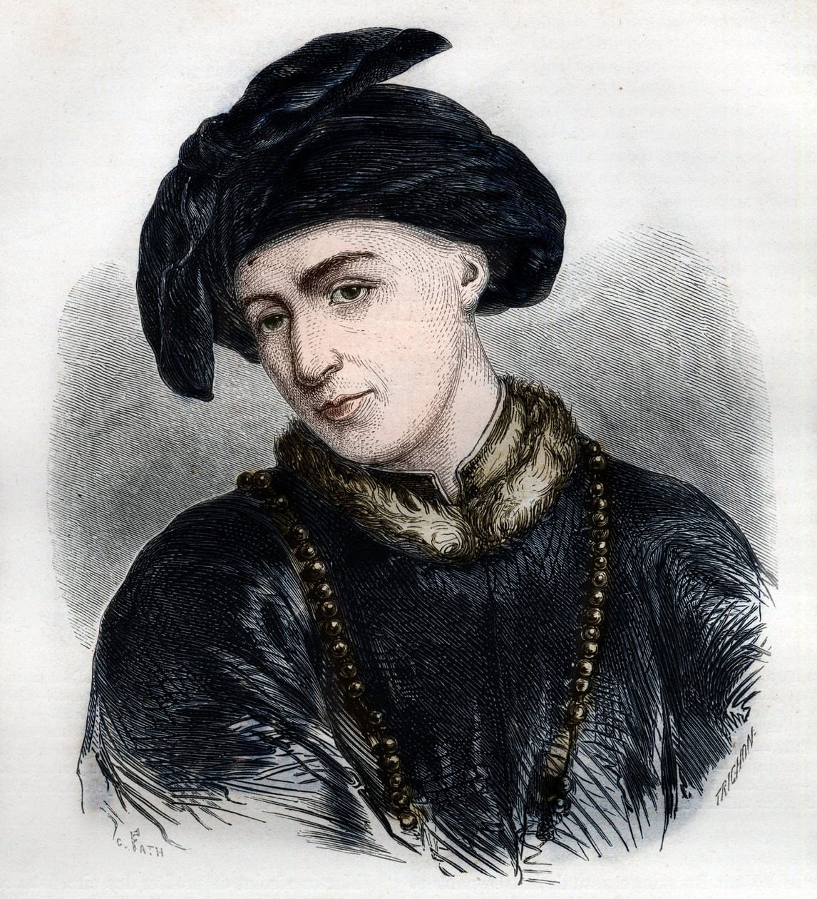 Jan Husin muotokuva (tai Jean Huss tekijältä French School