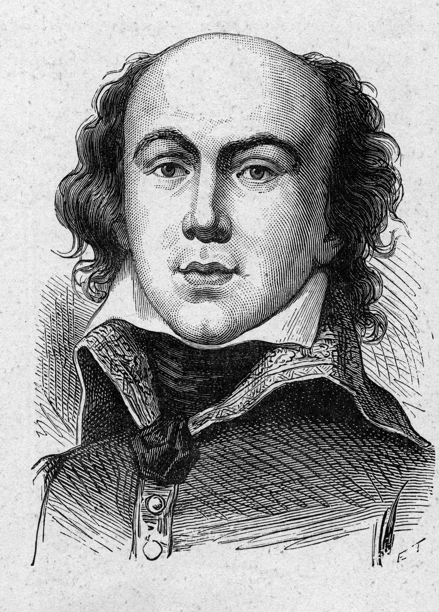 Jean-Baptisten (Jean Baptiste) muotokuva Annibal Aubert du Bayet (DuBayet) (1757-1797), ranskalainen poliitikko ja kenraali. tekijältä French School