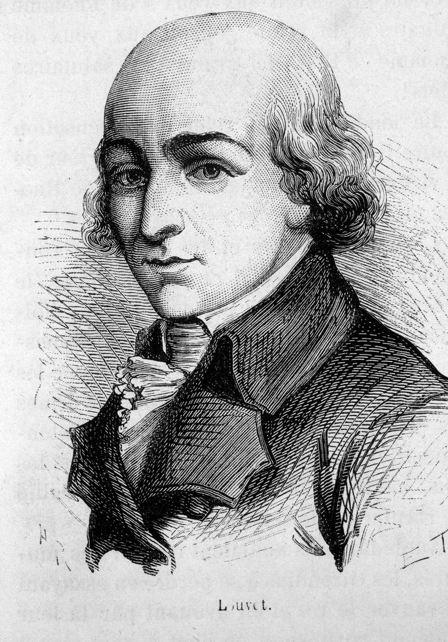 Muotokuva Jean-Baptiste Louvet de Couvraysta (1760 - 1797) - Henri Martinin "" Ranskan historiassa" tekijältä French School