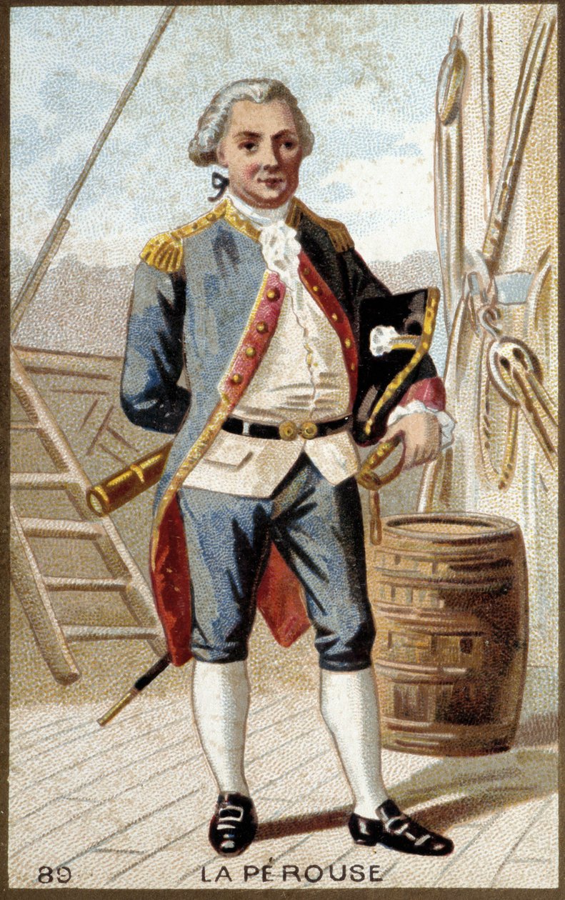 Jean-Francois Galaupin muotokuva, La Perousen kreivi (Jean Francois Laperouse tekijältä French School