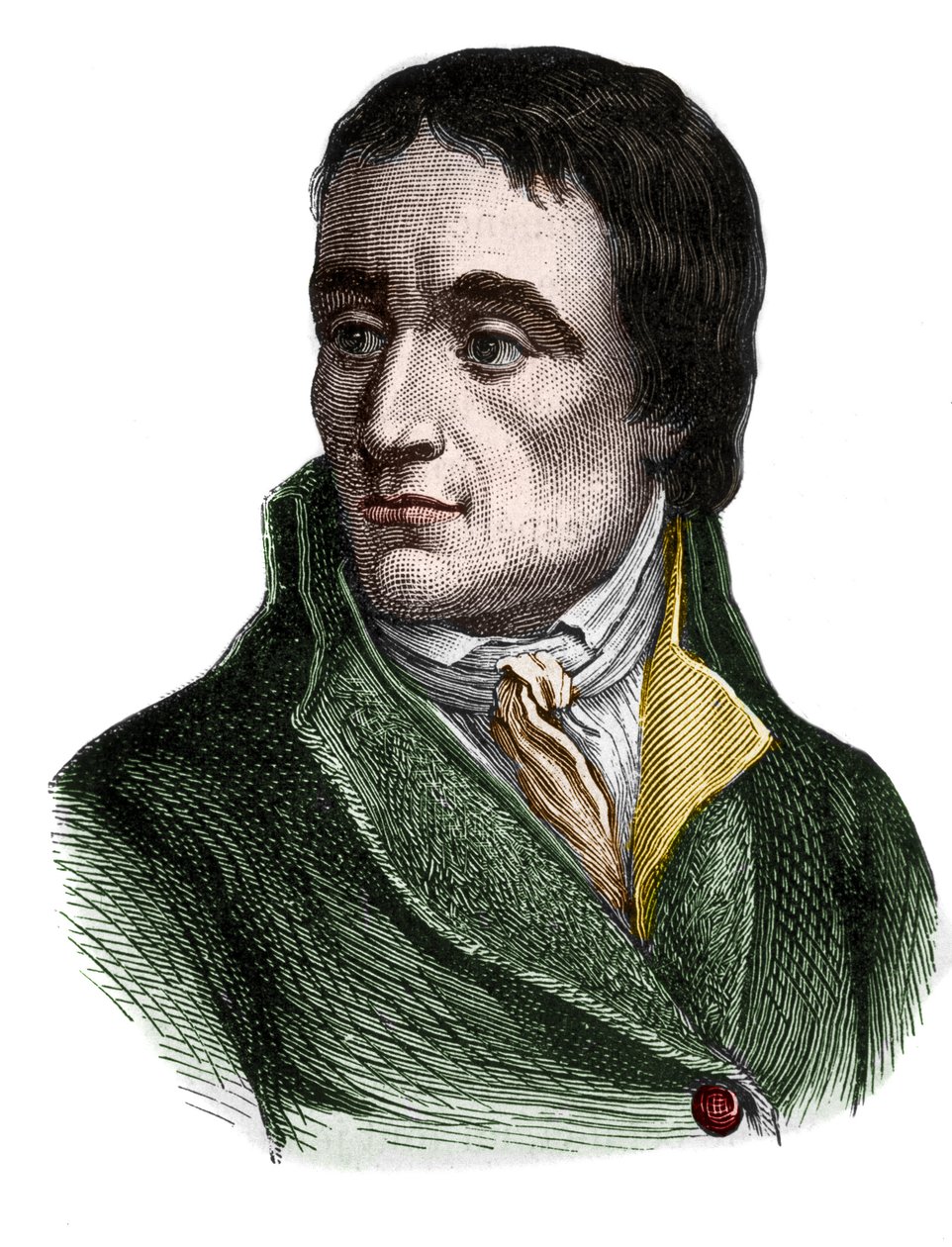 Muotokuva Jean Baptiste (Jean-Baptiste) Carrierista (1756-1794), ranskalaisista poliitikoista - Henri Martinin "" L