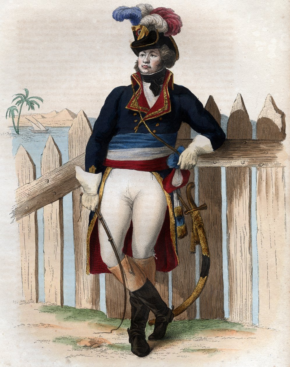 Jean Baptiste Kleberin (1753-1800), ranskalaisen kenraalin muotokuva. tekijältä French School