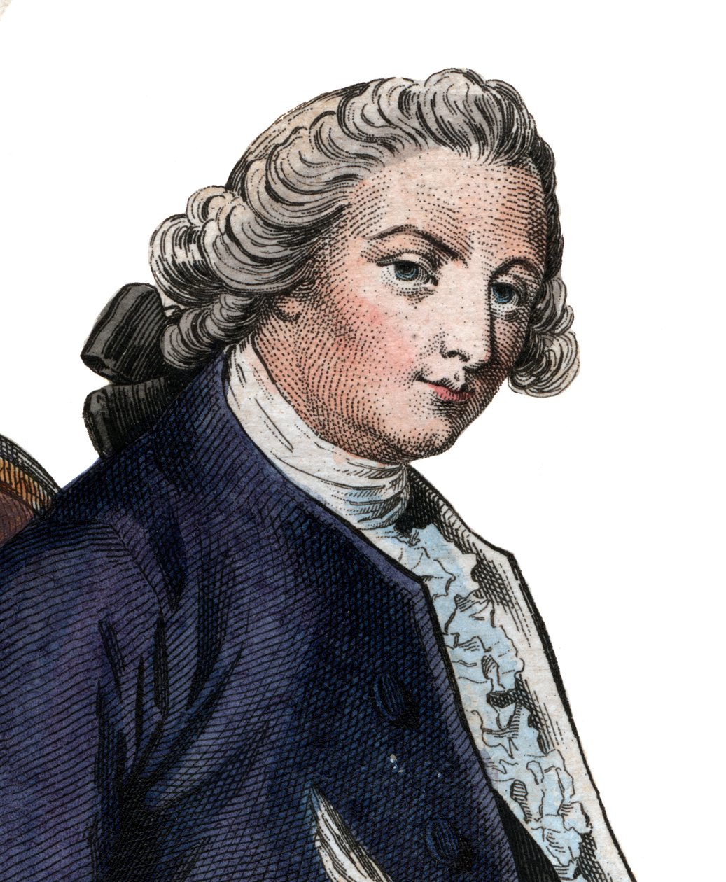 Jean Baptiste Louis Gressetin (1709-1777), ranskalaisen runoilijan ja näytelmäkirjailijan muotokuva. tekijältä French School
