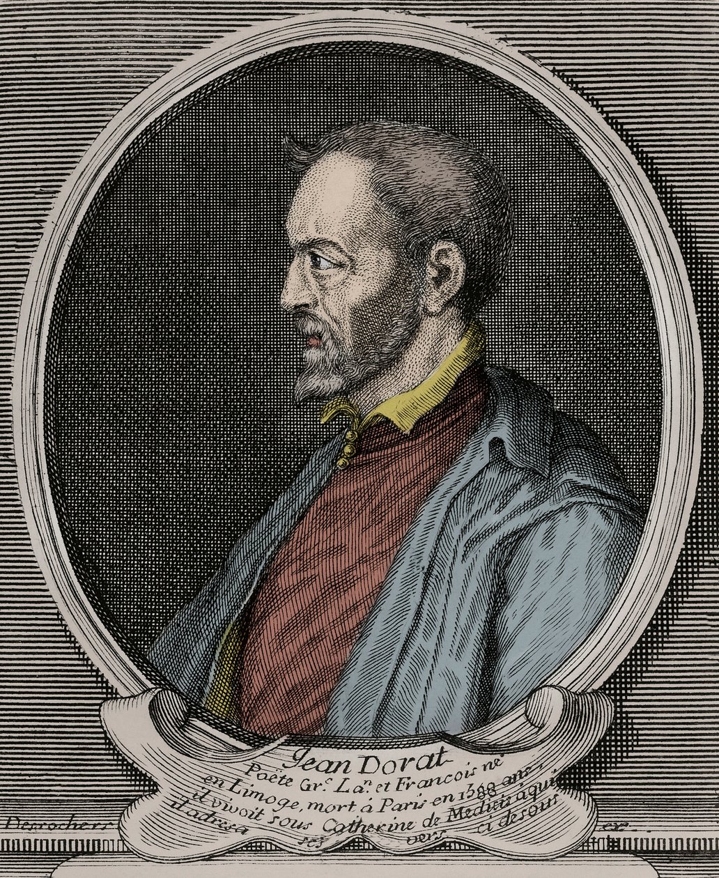 Jean Doratin muotokuva (todellisen nimensä Jean Dinemandi Auratus tekijältä French School