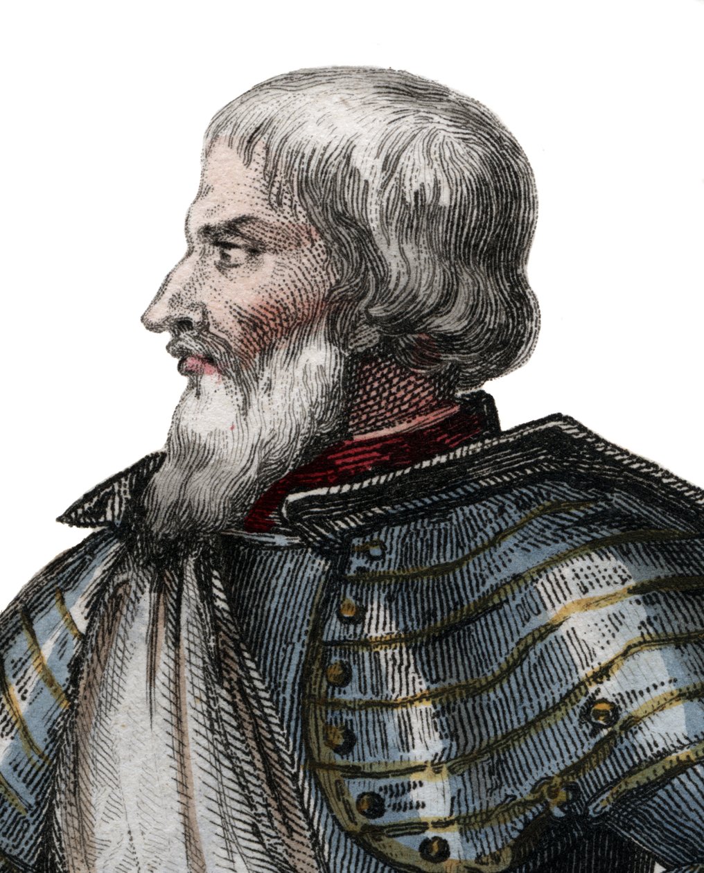 Muotokuva Jean II Le Maingresta (Le Meingre) (1366-1421), nimeltä Boucicaut, Ranskan marsalkka. tekijältä French School