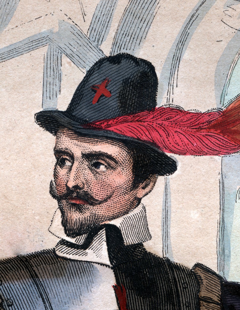 Jean Leclercin muotokuva, nimeltään Bussy Leclerc (Bussy Leclerc) (k.1635). tekijältä French School