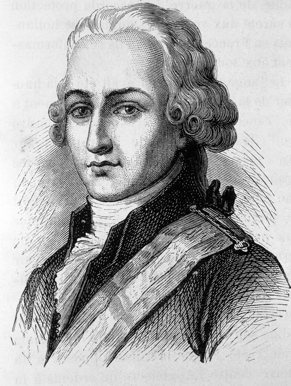 Ranskalaisen poliitikon Jean Nicolas Pachen (1746-1823) muotokuva - Henri Martinin "" L