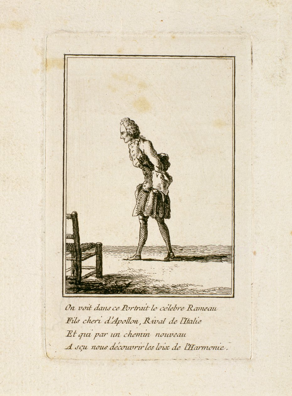 Jean-Philippe Rameaun (1683-1764) muotokuva tekijältä French School