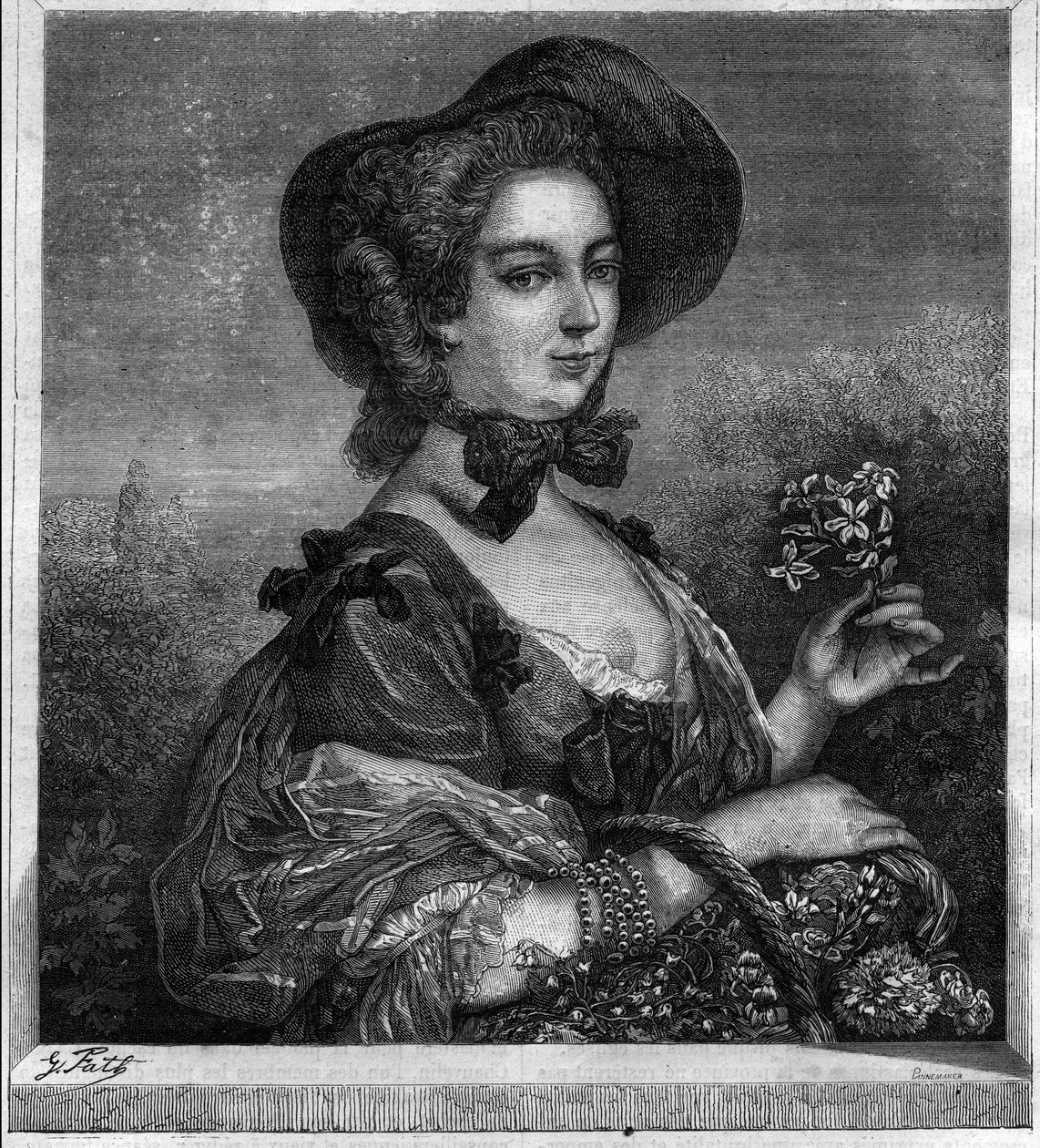 Muotokuva Jeanne Antoinette Poissonista, Pompadourin markiisista (tunnetaan nimellä Madame de Pompadour tekijältä French School