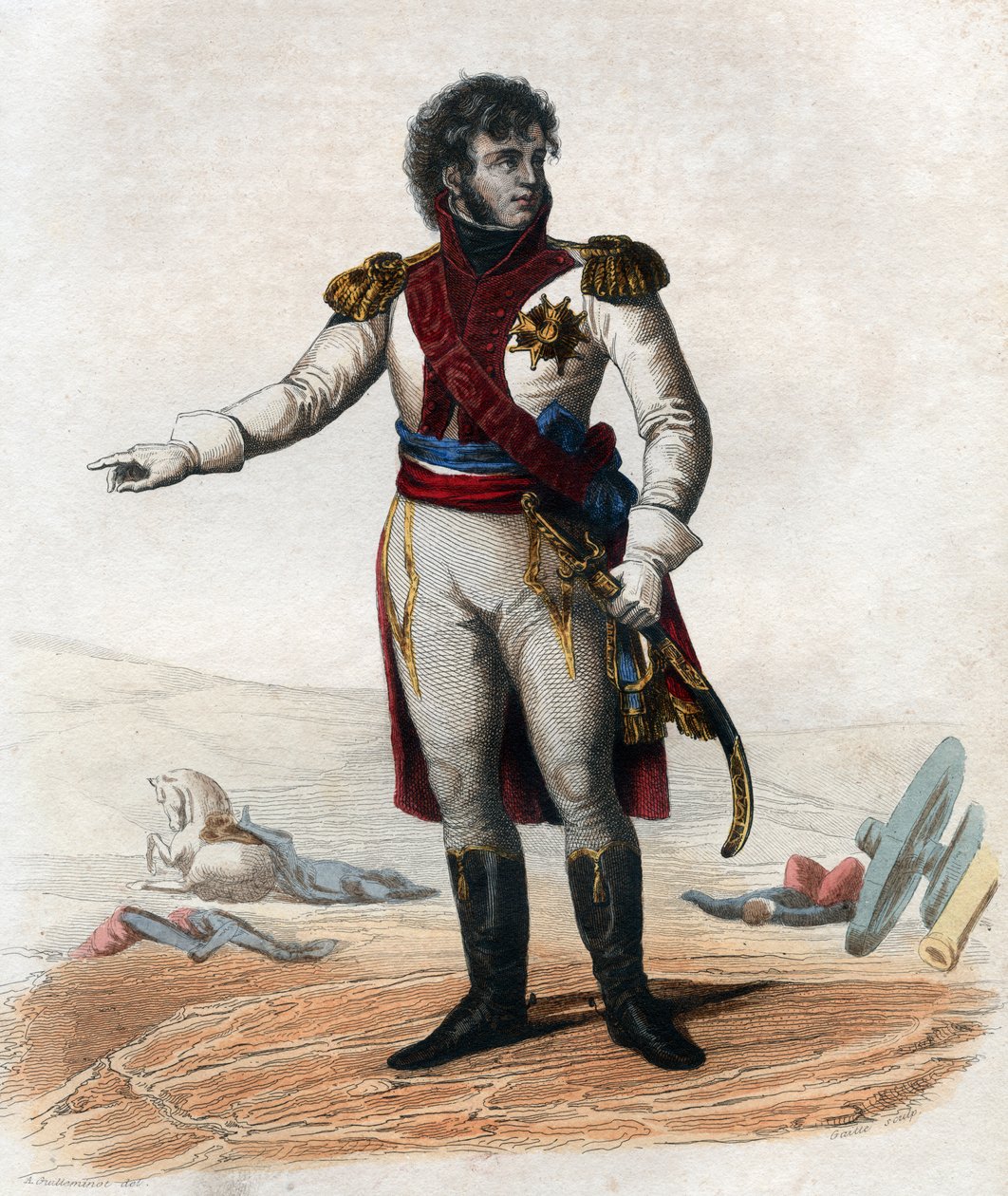 Muotokuva Joachim Muratista (1767-1815), Ranskan marsalkka ja suuramiraali. tekijältä French School