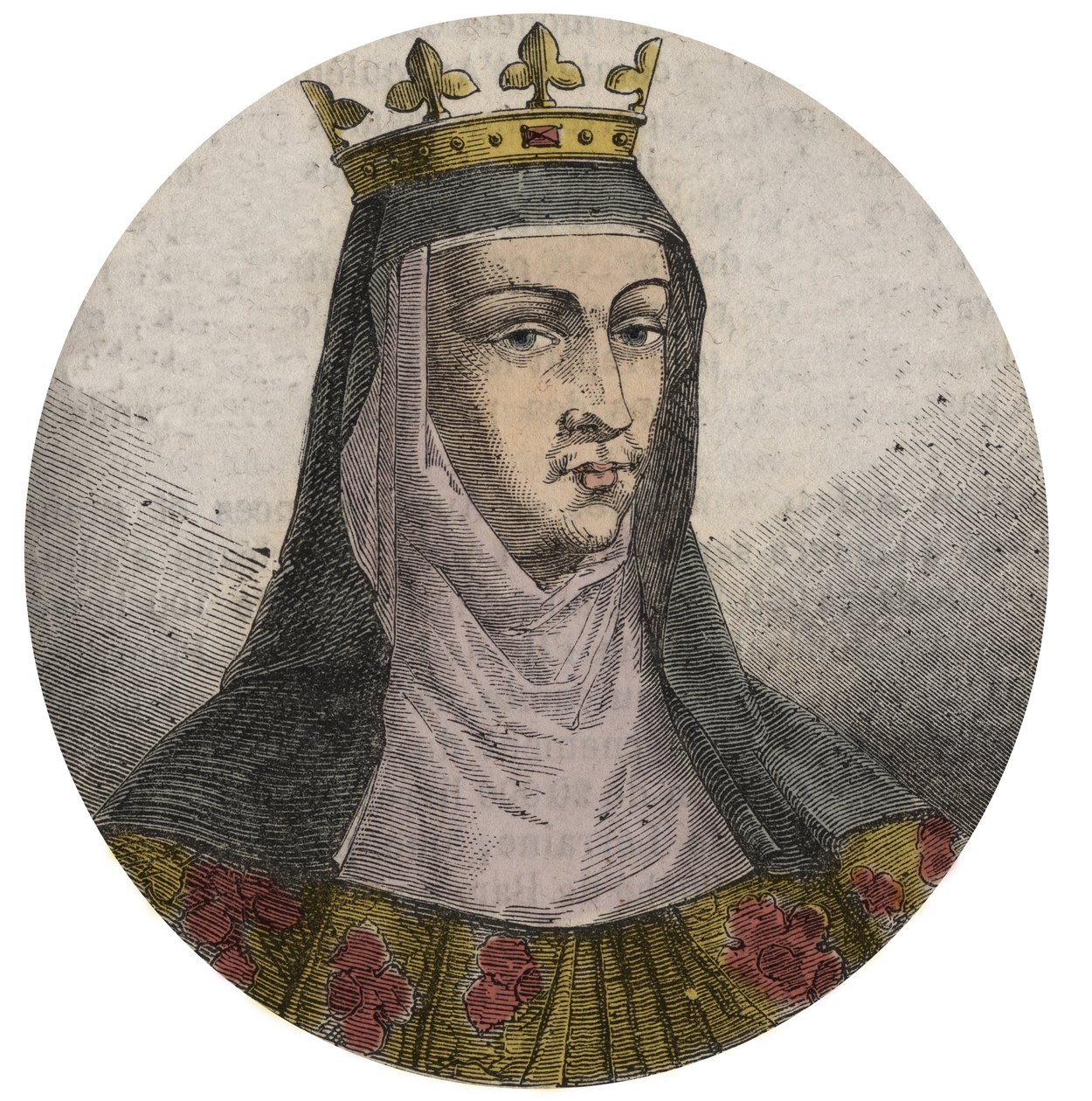 Ludvig XII:n Jeanne of Francen (1464-1505) (tai Valoisin) Ranskan kuningattaren vaimon muotokuva - Jeanne of France ja Valois (1464-1505) tekijältä French School