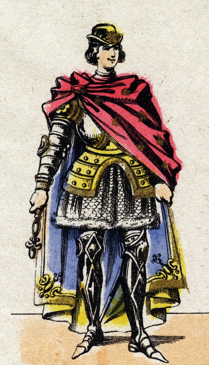 Ranskan kuninkaan Johannes II Hyvän (1319-1364) muotokuva tekijältä French School