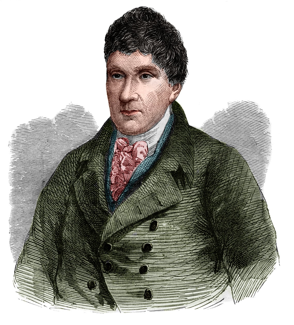 John Rennien (1761-1821), skotlantilaisen rakennusinsinöörin muotokuva. tekijältä French School