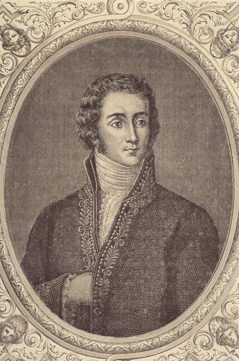 Joseph Fouchen, Otranton herttuan (1763-1829) muotokuva (kaiverrus) tekijältä French School