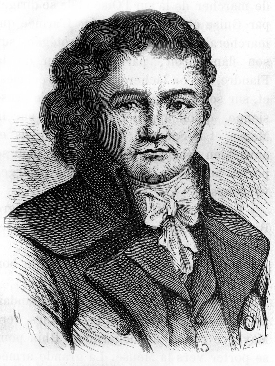 Joseph Lebonin muotokuva - Henri Martinin "Ranskan historiassa". tekijältä French School