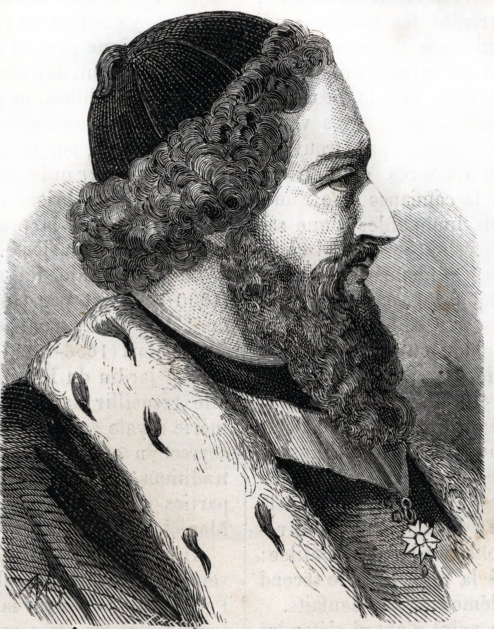 Joseph Pitton de Tournefortin (1656-1708) muotokuva (kaiverrus) tekijältä French School