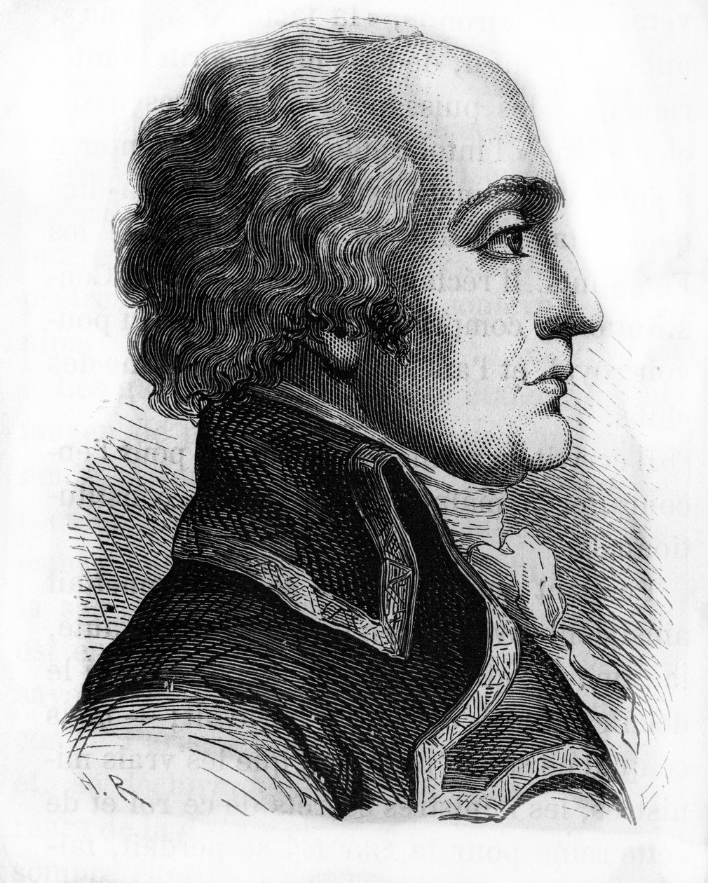 Joseph Servan de Gerbeyn (1741 - 1808) muotokuva tekijältä French School