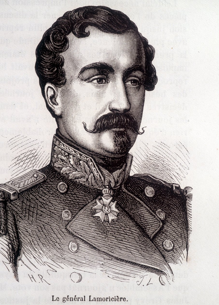 Lamoricièren muotokuva, ranskalainen kenraali ja poliitikko (1806 - 1865) tekijältä French School
