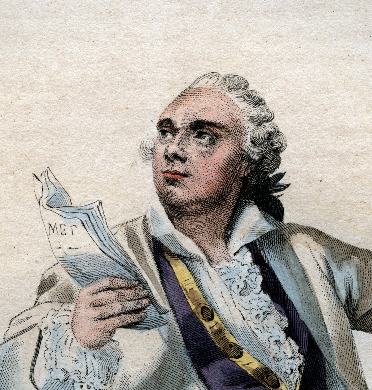 Lekainin (1729-1778), ranskalaisen näyttelijän muotokuva. tekijältä French School