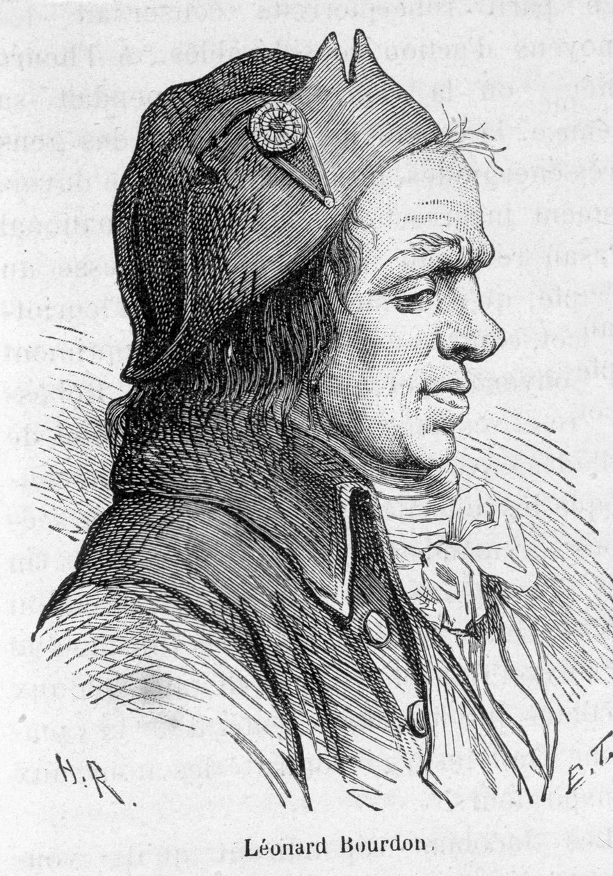 Ranskalaisen poliitikon Leonard Bourdonin (1754-1807) muotokuva - Henri Martinin "" L