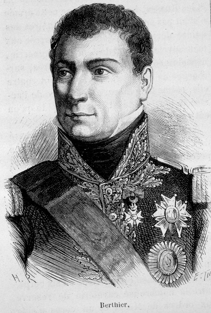 Muotokuva Louis Alexandre (Louis-Alexandre) Berthier, Ranskan marsalkka (1753 - 1815) - Henri Martinin "" L