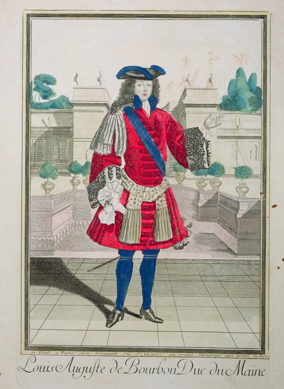 Mainen herttua Louis Auguste de Bourbonin (1670-1736) muotokuva tekijältä French School