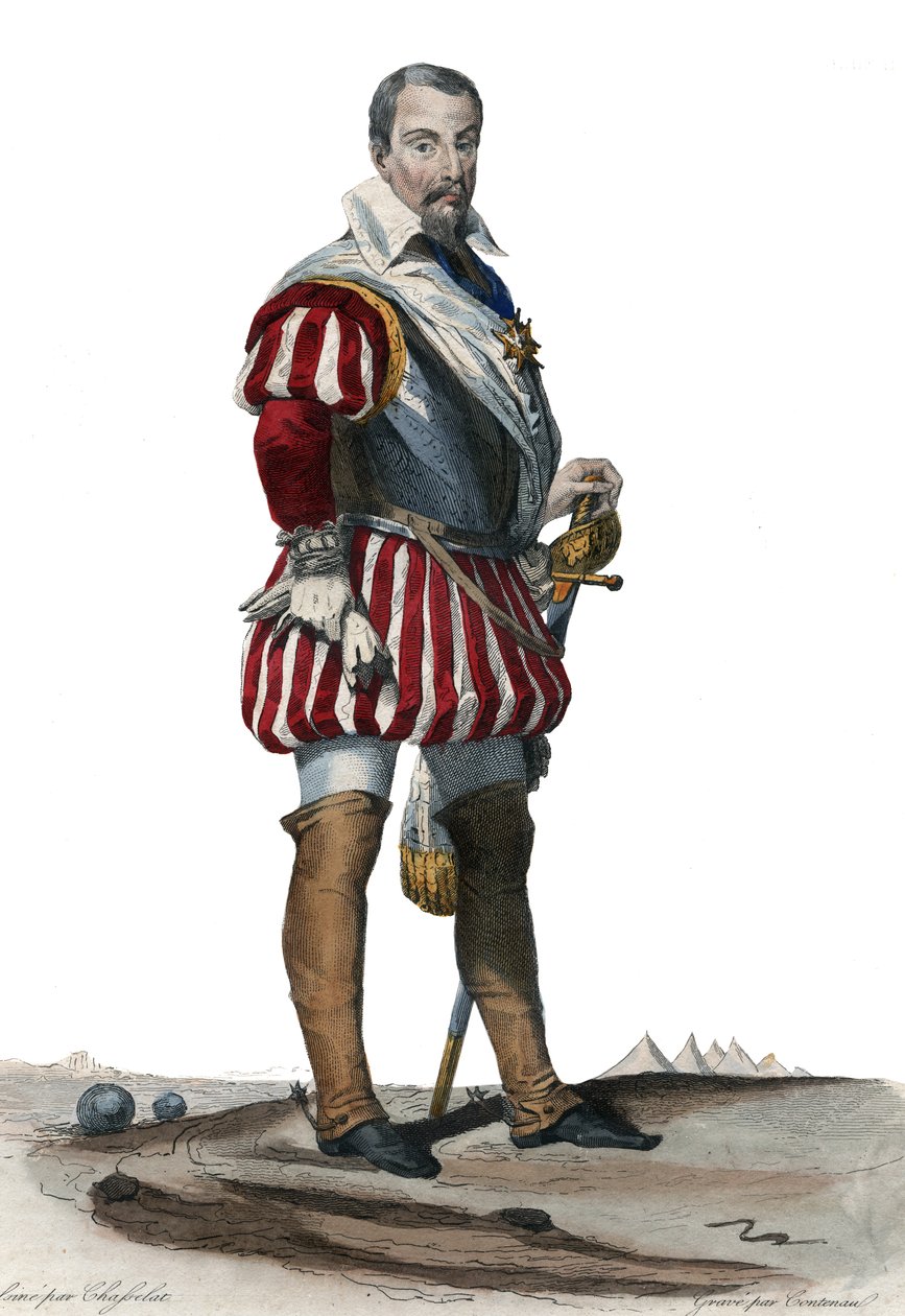 Muotokuva Louis Des Balbes de Berton de Crillonista (1543-1615), ranskalainen sotilas kutsui miestä pelkäämättä. tekijältä French School