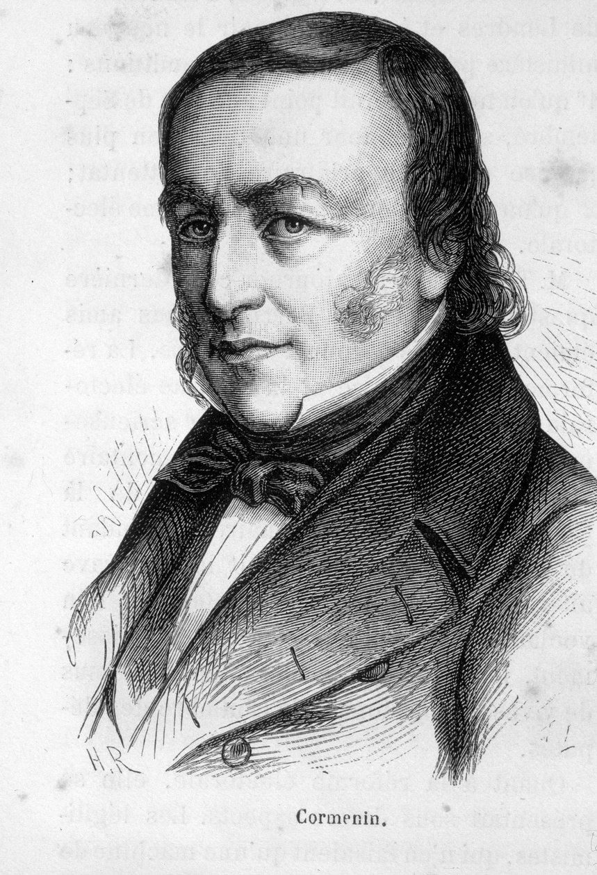 Louis Marie de La Hayen varakreivi de Cormeninin muotokuva tekijältä French School