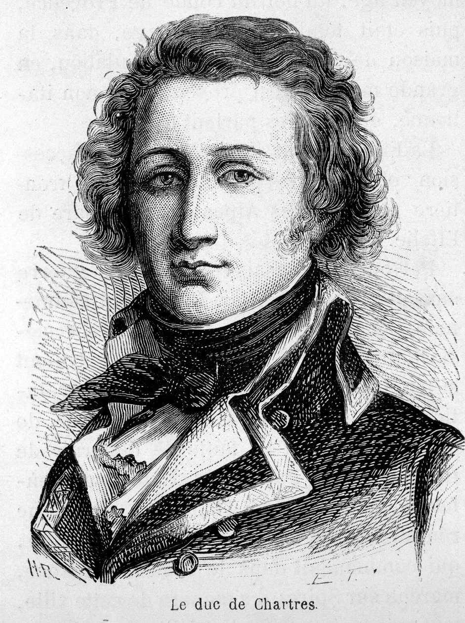 Muotokuva Louis Philippe II Josephista, Orléansin ja Chartresin herttuasta, joka tunnetaan nimellä Philippe Egalité tekijältä French School