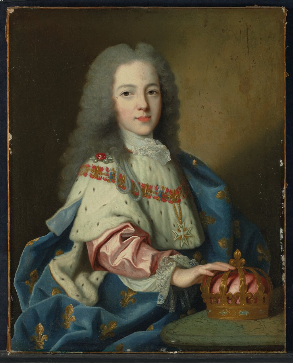 Ludvig XV:n muotokuva lapsena, n. 1720 tekijältä French School