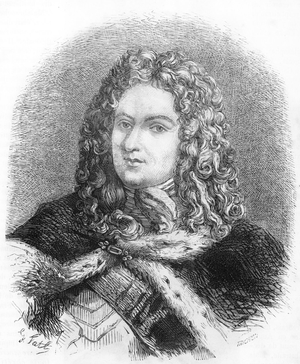 Louis de Rouvroyn muotokuva Saint-Simonin herttuasta tekijältä French School