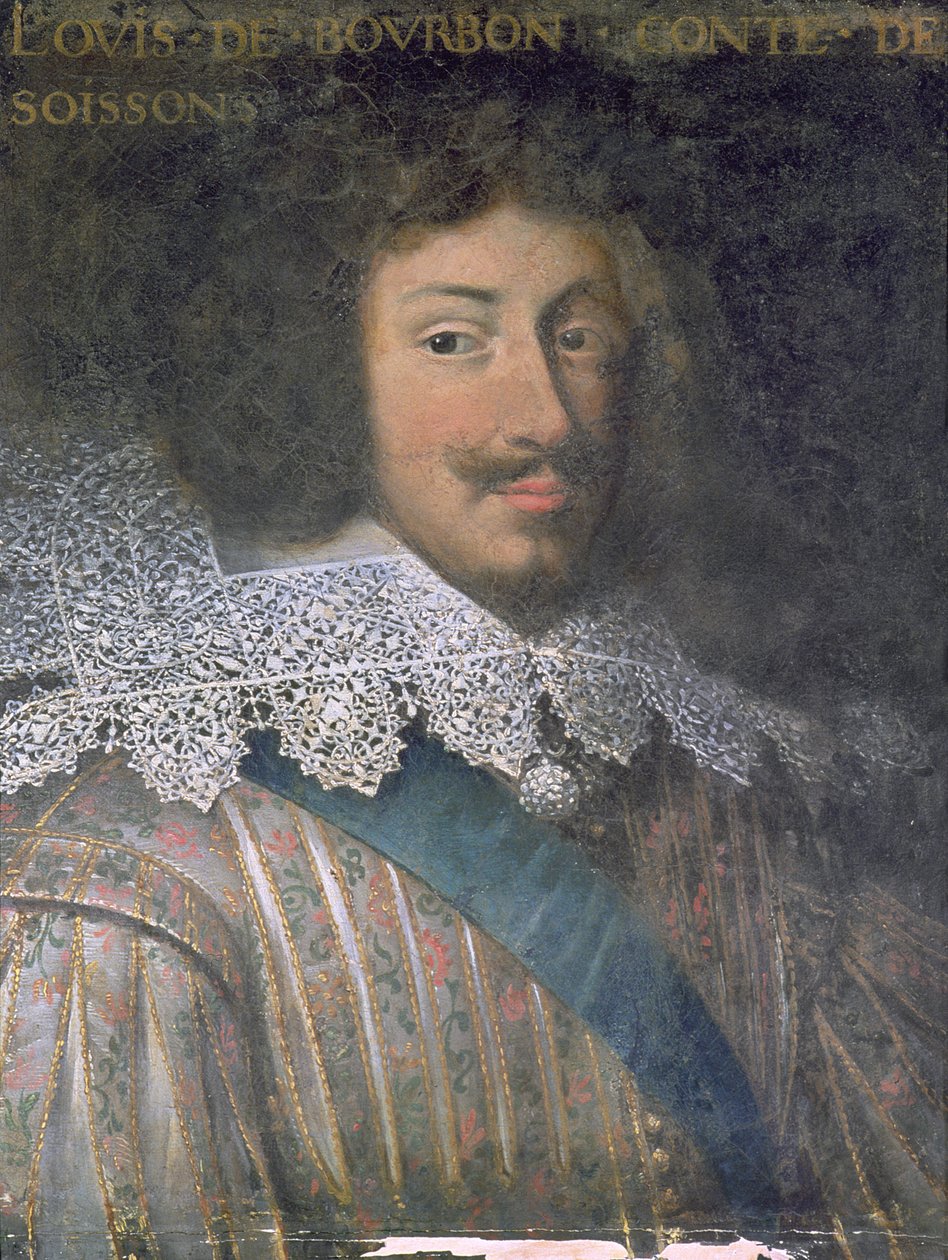 Louis of Bourbonin (1604-41) Soissons-kreivin muotokuva tekijältä French School