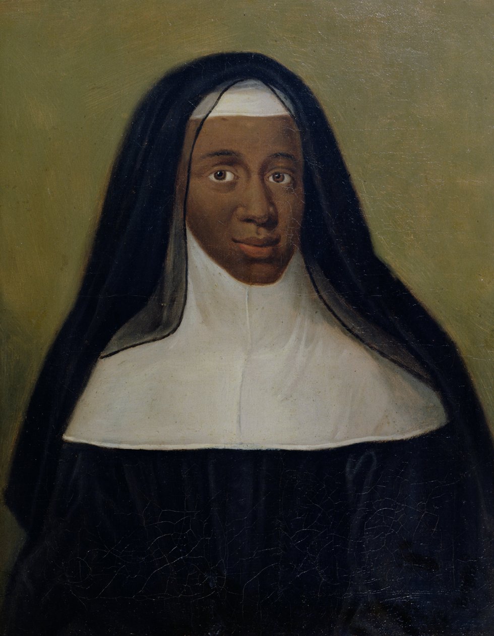 Louise-Marie-Theresen (1664-1732) muotokuva Moretin musta nunna tekijältä French School