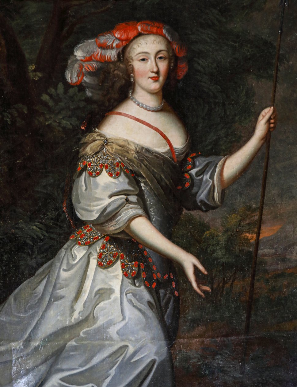 Lucie de Tourvillen muotokuva. Öljy kankaalle tekijältä French School