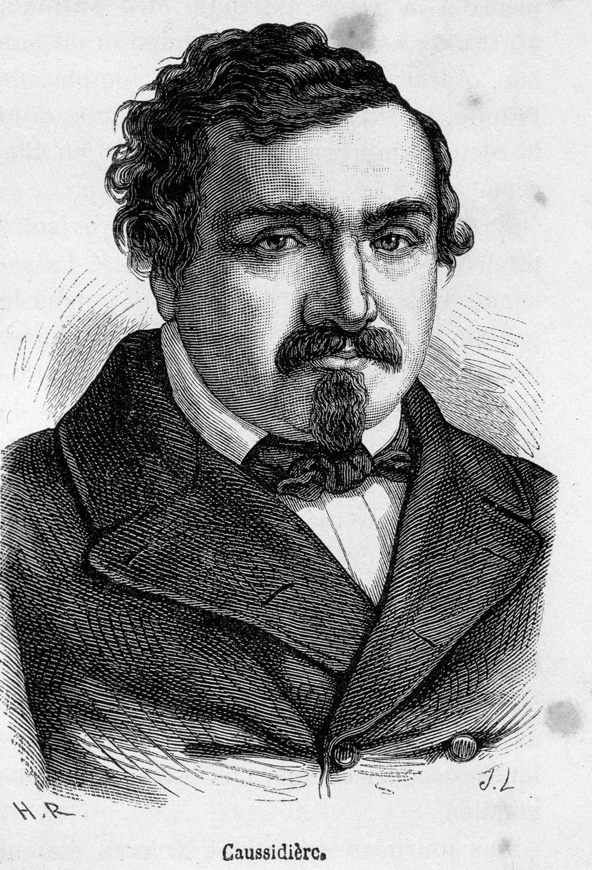 Ranskalaisen poliitikon (1808-1861) Marc Caussidieren muotokuva. tekijältä French School