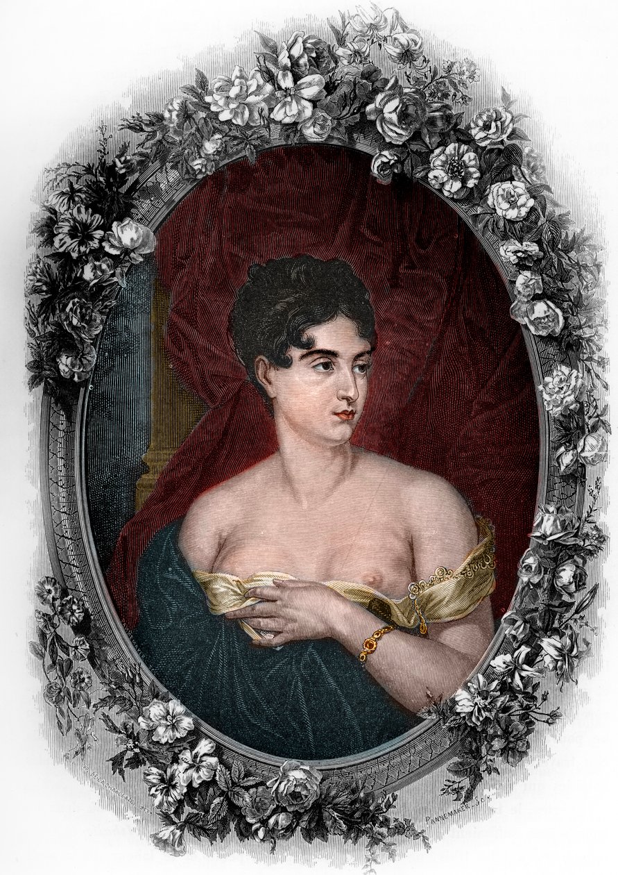 Marguerite Josephine Wiemerin muotokuva (Marguerite Georges) tekijältä French School