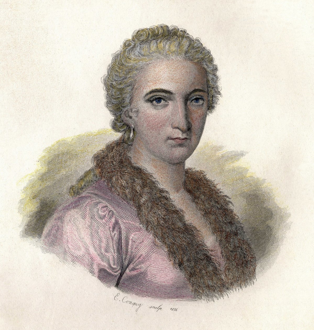 Maria Gaetena Agnesin muotokuva tekijältä French School