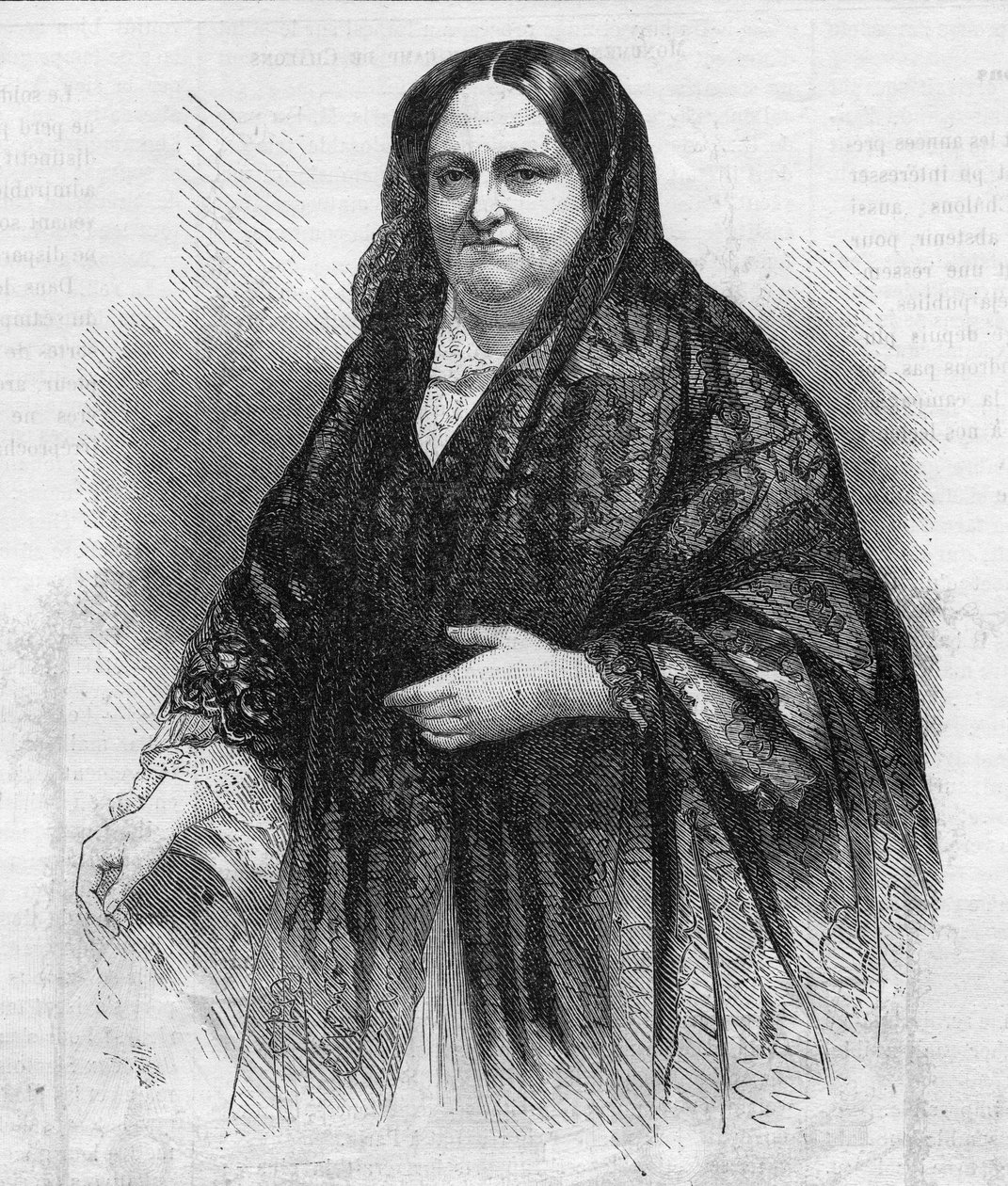 Marie Christine Ferdinande de Bourbonin muotokuva tekijältä French School