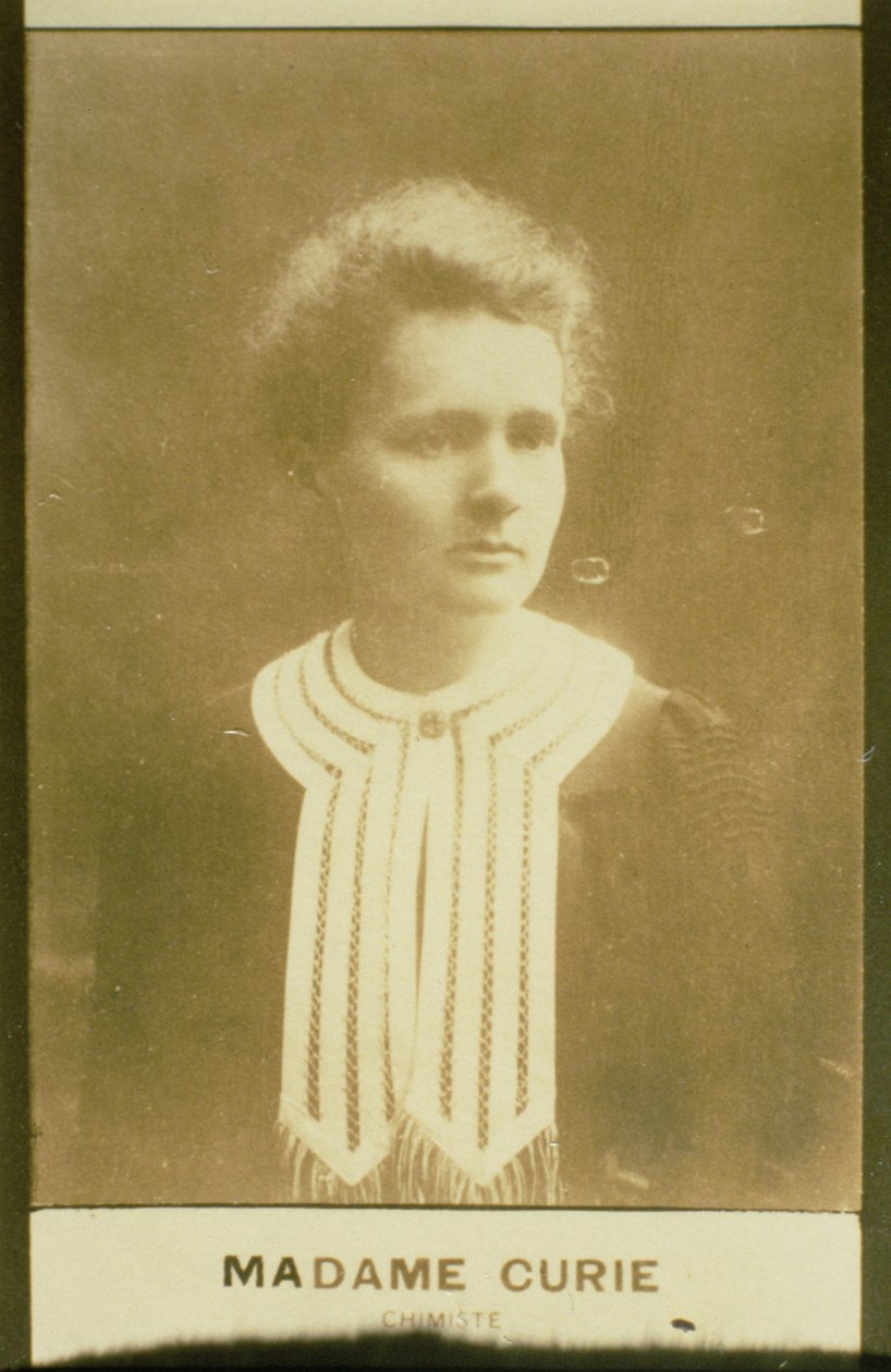 Marie Curien (1867-1934) muotokuva (seepiakuva) tekijältä French School