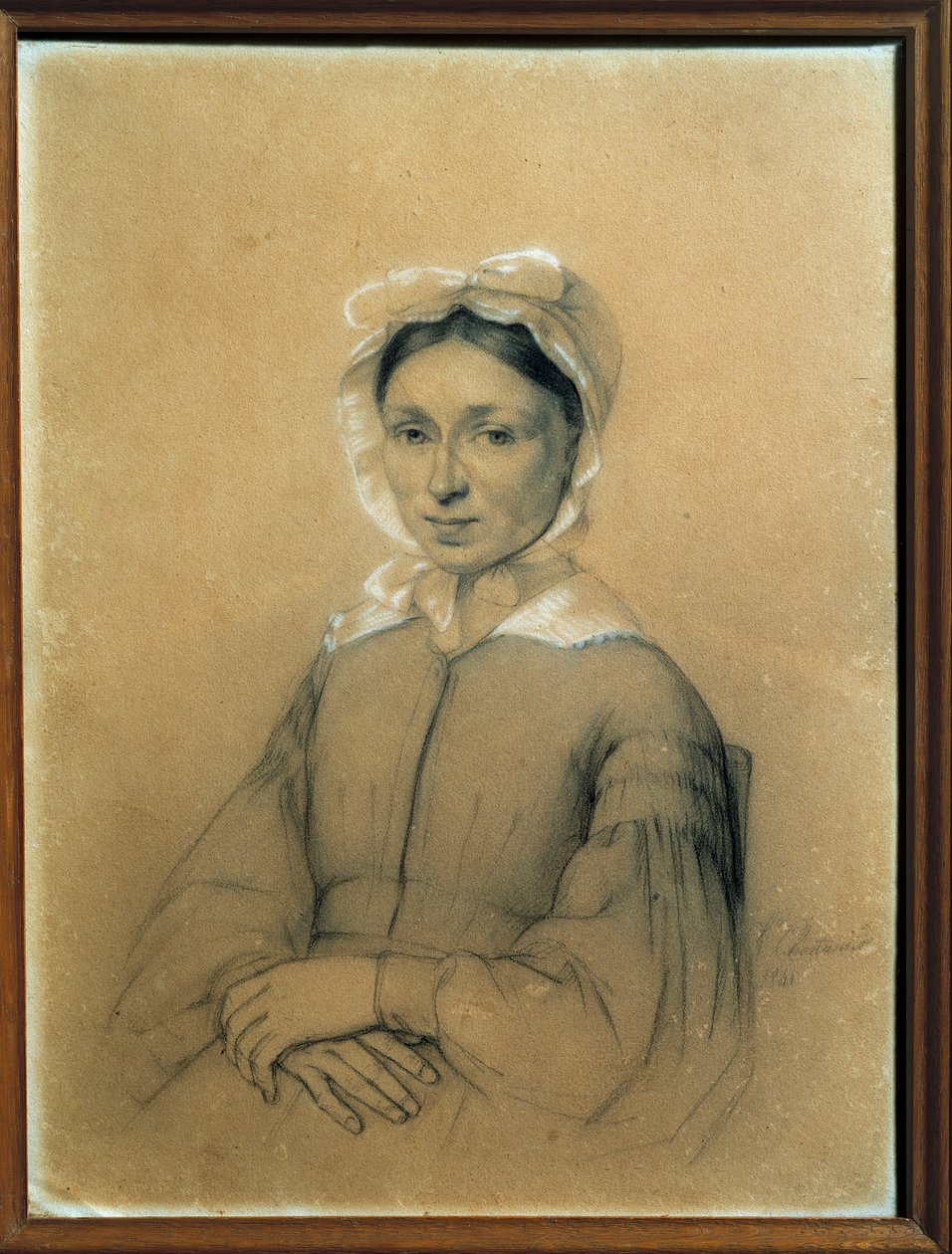 Marie Dumasin muotokuva, s. Marie Louise Elisabeth Labouret, Alexandre Dumasin isän äiti Anonyymi piirros. 1841 Villers Cotterets. Alexandre Dumas -museo tekijältä French School