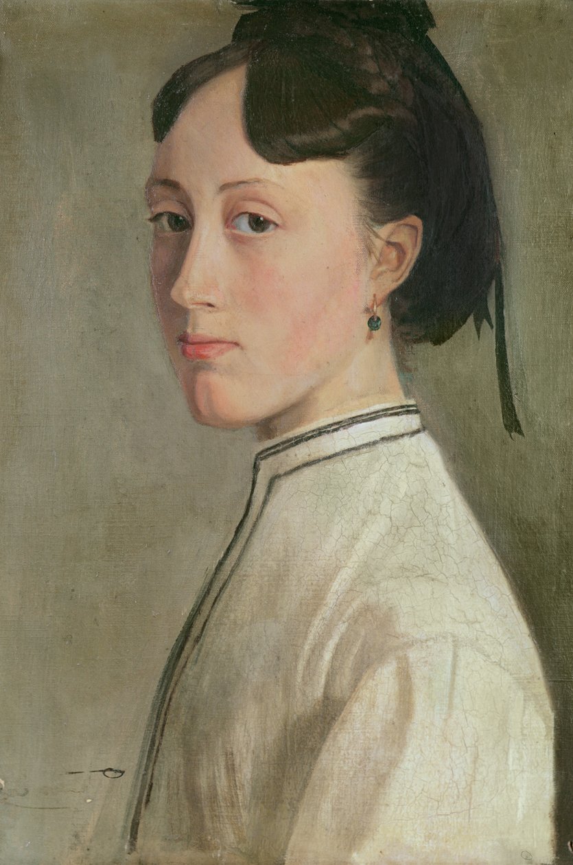 Marie Fremietin muotokuva tekijältä French School