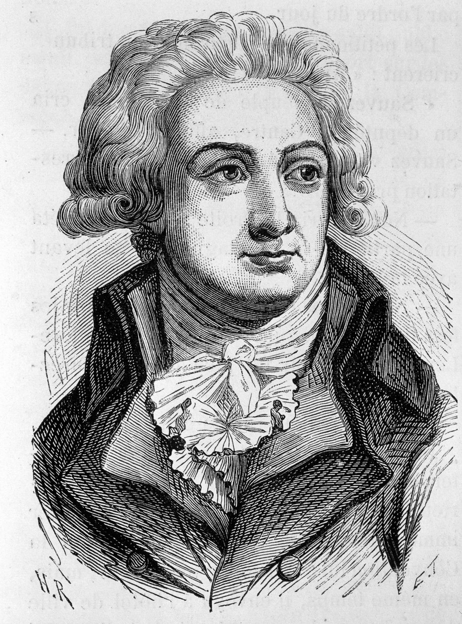 Ranskalaisen poliitikon Marie Jean Herault de Sechellesin (1759-1794) muotokuva - Henri Martinin "L