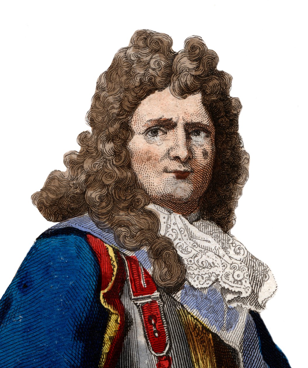Marquis de Vaubanin (1633-1707), Ranskan marsalkka, muotokuva. tekijältä French School