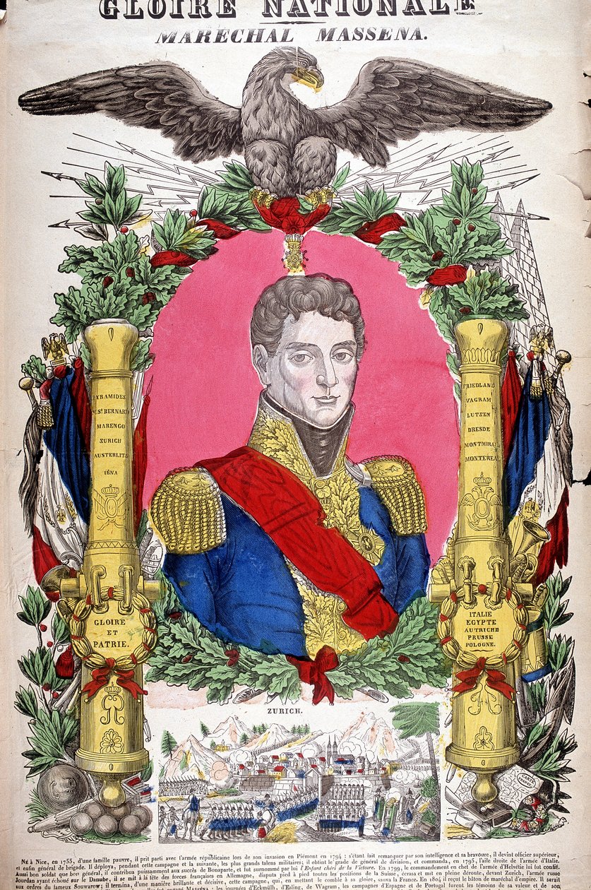 Marsalkka Massenan (1756 - 1817) muotokuva. tekijältä French School
