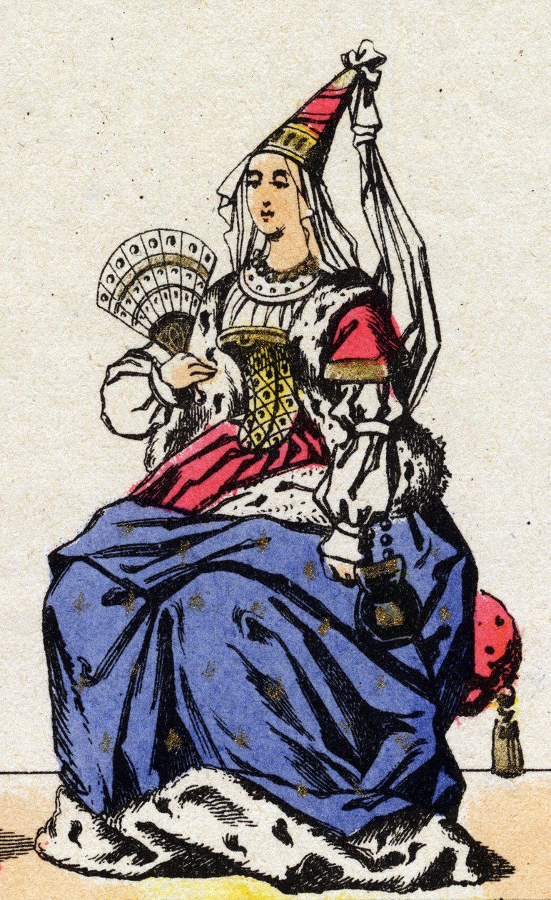 Anjoun Marian, Ranskan kuningattaren (1404-1463), Kaarle VII:n vaimon muotokuva. tekijältä French School